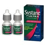 Alcon Systane&reg; Ultra Lubricant Eye Drops, Twin Pack, 5mL and 10 mL