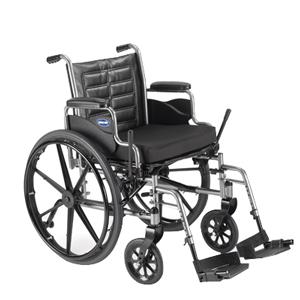 Invacare Tracer&reg; EX2 Wheelchair with Removable Fixed Height Desk Length Arm, 16" H x 16" W Seat, 34" H x 28-1/4" W x 31-7/8" D, 17-1/2" to 19-1/2" H Seat To Floor