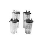Allied Healthcare Inc Disposable Suction Canister with Stem Inlet & Hydro-Filter 1100mL, For use with Gomco Portable/Mobile Aspirator, Constant & Intermittend Pump, Vacuum/Pressure Pump Model