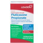 Leader 24Hr Allergy Relief Nasal Spray, Fluticasone Propionate, 50Mcg, 0.62 Fl oz