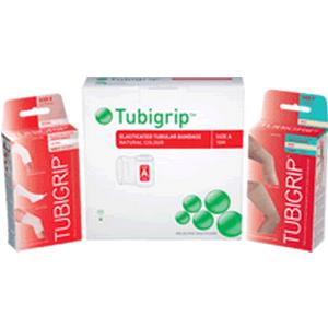 Molnlycke Tubigrip&reg; Elasticated Tubular Bandage Size B 10 yds Beige, for Small Hands and Arms