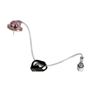 SafeStep* Huber Needle Set with Y-Injection Site and Medegen* Needleless Injection Cap, 20 Gauge x .75"