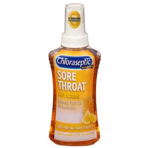 Chloraseptic, Honey Lemon, Warming Sore Throat Spray, 6oz