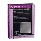 Medline Industries Puracol&trade; Plus Collagen Wound Dressing 2" x 2-2/7" Size, Highly Absorbent, Latex-free
