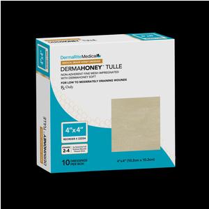 DermaHoney Tulle Non-Border Wound Dressing