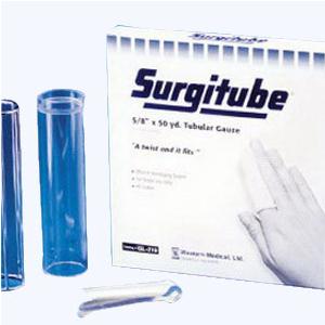 Derma Surgitube&reg; Tubular Gauze Bandage for Large Fingers, Toes, Size 2, 1" x 50 yds, Beige