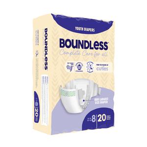 Cuties Baby/Youth Diaper, 58+ lbs, Size 8