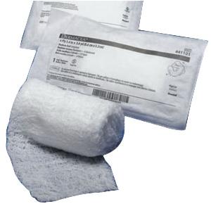 Kendall Dermacea&trade; Sterile Gauze Fluff Roll, 4-1/8" x 4yds