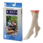 BSN Jobst&reg; SoSoft Compression Socks, Knee High, Classic Ribbed Pattern, Closed Toe, Medium, 20 to 30 mmHg, Sand