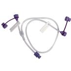 Vesco Bifurcated ENFit Ports to ENFit Feeding Extension Set, Sterile, 20" (50 cm)
