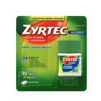 Zyrtec Adult Allergy Relief Tablets, 10mg, 90 ct