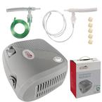 Sunset Healthcare Solutions Compressor Nebulizer with Disposable & Reusable Adult Neb Kit