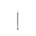 Monoject Oral Syringe, 1 mL, Non-Sterile, Purple