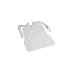 Medline&reg; Industries Disposable Plastic Bib with Bottom Packet, 16" x 24"
