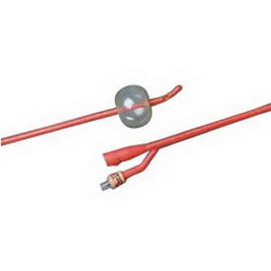 Bardex&reg; Lubricath&reg; Tiemann 2-Way Foley Catheter, Hydrogel Coated 14Fr 5cc Balloon Capacity