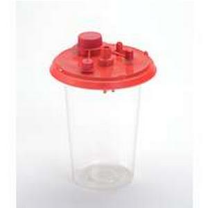 Cardinal Health&trade; Suction Canister Liner with Filter, Lid and Shut Off Valve, 1500 cc