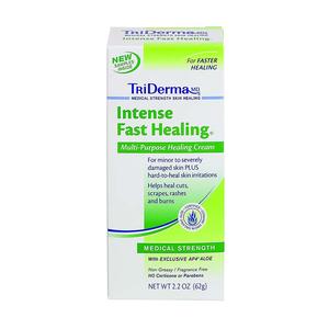 Genuine Virgin Aloe TriDerma&reg; Intense Fast Healing Skin Cream, Fragrance-Free, 2.2 oz