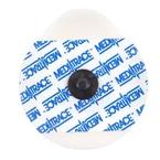 Kendall 935 Series Foam Conductive Adhesive Hydrogel EKG Electrode, Radiolucent, Tear Drop, Adult, 1.75"