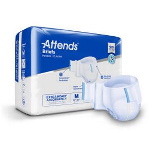 Attends Brief, Extra Heavy Absorbency, Medium, 32" - 44"