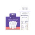 Emerson Lansinoh&reg; Breast Milk Storage Bag, 6 oz, 100 Count, Clear