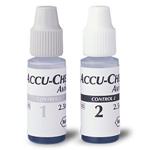 Accu-Chek&reg; Aviva Control Solution 2-1/2mL, High/Low Level