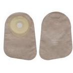 Hollister Premier&trade; One-Piece Closed Pouch, 1" Pre-Cut Flat SoftFlex&reg; Skin Barrier, Filter, Beige