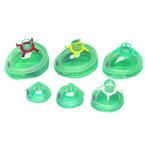 Teleflex Adult Sure Seal&reg; Face Mask Medium, 22mm Connector, Red Retaining Ring Color