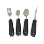 Alimed Grip Utensil Set, Black (4 piece) - REPLACES AZ81424