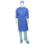 Non-Reinforced Surgical Gown RoyalSilk, Adult Large, Blue, Sterile, AAMI Level 3
