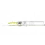 BD Insyte Autoguard BC Shielded IV Catheter with Blood Control Technology, Yellow, Straight, 24G x 0.75 in