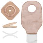 Hollister New Image&reg; Two-Piece Non-Sterile Drainable Colostomy/Ileostomy Kit 3-1/2" Stoma Opening, Integrated Closure, Ultra Clear