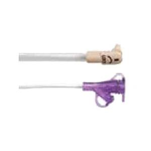 AMT Mini ONE® Continuous Feeding Set 12" L, Right Angle Connector with Purple Y-Port Adapter, Clear Tubing, DEHP free, Elastomer - Replaces Item # AK81222