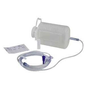 Kangaroo&trade; 60cc Piston Syringe with 500cc Container and Basin