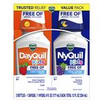 Vicks Kids DayQuil & NyQuil Cold & Cough Multi-Symptom Relief Liquid. Ages 6+, 2x6 oz - REPLACES GCO83532759