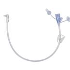 MIC-KEY Continuous Feed Extension Set with SECUR-LOK Right Angle Connector, 2 Port "Y" and Clamp, 60 cm