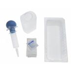 Amsino AMsure&reg; Bulb Irrigation Tray 500cc Graduated Container, Alcohol Prep Pad, Latex-free,Sterile