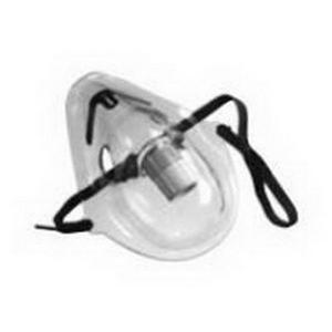 Allied Healthcare Pediatric Aerosol Mask with Elastic Strap and Adjustable Noseclip, Latex-free, Elongated