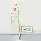 FreeArm Muscle Tube Feeding and Infusion Holder, Green