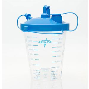 Suction Canister with Float Lid & Tubing, 850 cc
