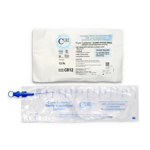 Cure Catheter® Single, Closed System, Unisex, Straight Tip, 12 FR