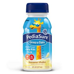 Pediasure Grow &amp; Gain Banana Cream, 8 oz. Bottle, Retail