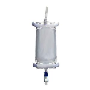 Cardinal Health&trade; Leg Bag with Latex-Free Hook and Loop Leg Strap and Flocked Backing, 500mL