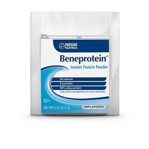 Nestle Healthcare Nutrition Resource&reg; Beneprotein Instant Protein Unflavored Powder 7gm Packets, 25kCal, Lactose-free, Gluten-free