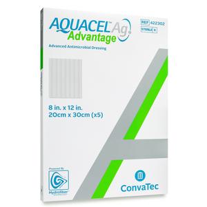 ConvaTec AQUACEL Ag Advantage Dressing, 8" x 12"