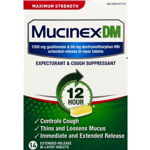 RB Mucinex&reg; Maximum Strength Extended Release Bi-Layer Chest Congestion Tablet, Adult, 14 Count