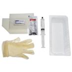 AMSure Foley Insertion Tray with Prefilled Syringe 10cc, 1000mL Tray, Drape, Vinyl Gloves, BZK, Sterile