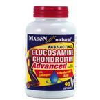 Mason Vitamins Glucosamine Chondroitin Advanced with Collagen and Hyaluronic Acid Capsule 90 Count, Fast-Acting