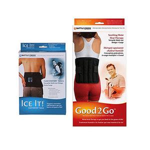 Battle Creek Back Pain Kit, with Electric Moist Heat and Cold Therapy