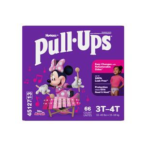 Kimberly Clark Pull-Ups&reg; Learning Designs&reg; Training Pant, for Girl, Size 3T to 4T, Giga Pack