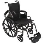 PMI ProBasics&trade; K4 High Strength Patient Wheelchair, Lightweight, with Swing-Away Footrests, 300 lb Capacity, Seat 16" Seat Depth 16" Depth 32"
